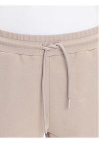 EA7 Emporio Armani Spodnie dresowe 7W000489 AF12951 U6155 Beżowy Regular Fit. Kolor: beżowy. Materiał: bawełna #4