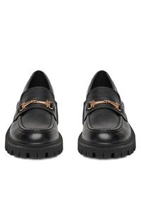 DeeZee Loafersy 13027-12 Czarny. Kolor: czarny. Materiał: skóra #7