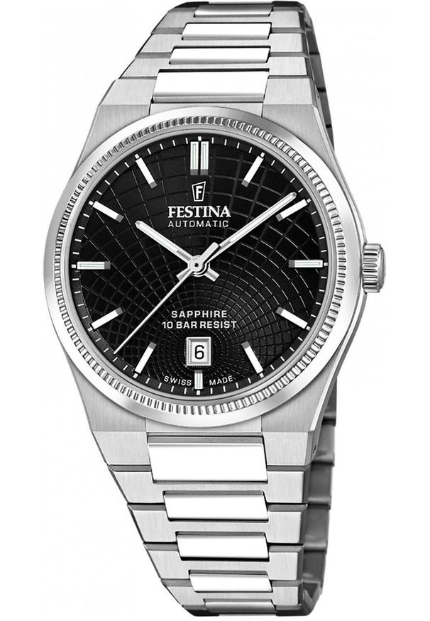 Zegarek męski Festina F20083-4 srebrny. Kolor: srebrny