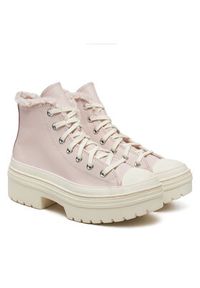 Converse Trampki Chuck Taylor All Star Lugged Heel Sherpa A09346C 662 Różowy. Kolor: różowy. Materiał: materiał #4