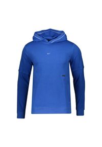 Bluza sportowa męska Nike NK Strike 22 PO Hoody M. Typ kołnierza: kaptur. Kolor: biały, niebieski, wielokolorowy. Styl: sportowy