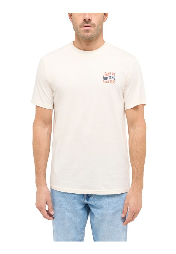 Męski T-Shirt Mustang Style Austin Whisper White 1016267 2013