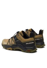 salomon - Salomon Sneakersy X Ultra 4 GORE-TEX L47452900 Khaki. Kolor: brązowy. Materiał: materiał, mesh. Technologia: Gore-Tex #2