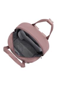 Wittchen - Damski plecak z nylonu z długimi uchwytami. Kolor: różowy. Materiał: nylon. Styl: klasyczny, sportowy #4