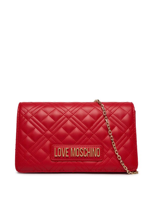Love Moschino - LOVE MOSCHINO Torebka JC4079PP1OLA0500 Czerwony. Kolor: czerwony. Materiał: skórzane