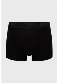 Superdry bokserki (3-pack) męskie kolor czarny. Kolor: czarny. Materiał: bawełna #6