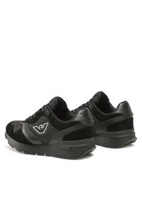 Emporio Armani Sneakersy X4X642 XN951 A083 Czarny. Kolor: czarny. Materiał: materiał #4