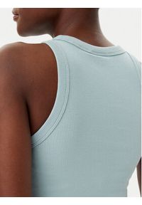 Calvin Klein Jeans Top J20J225302 Niebieski Slim Fit. Kolor: niebieski. Materiał: bawełna #4