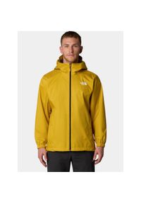 Płaszcz przeciwdeszczowy męski The North Face M Quest. Kolor: żółty. Sport: turystyka piesza