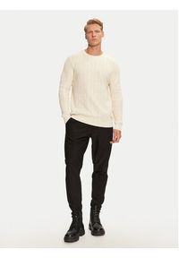 Guess Sweter Evander M4BR19 Z3HD1 Beżowy Regular Fit. Kolor: beżowy. Materiał: syntetyk #5