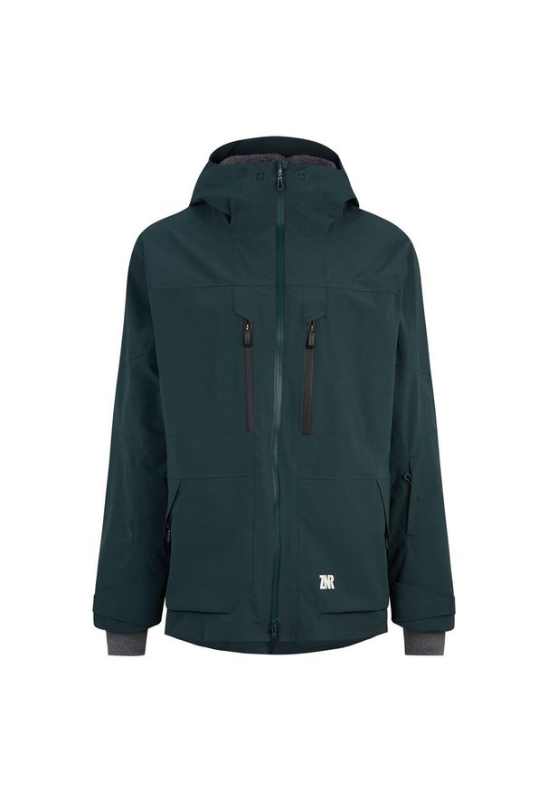 Kurtka narciarska z kapturem Ziener Reyk. Typ kołnierza: kaptur. Kolor: czarny, wielokolorowy, zielony. Sezon: zima. Sport: narciarstwo