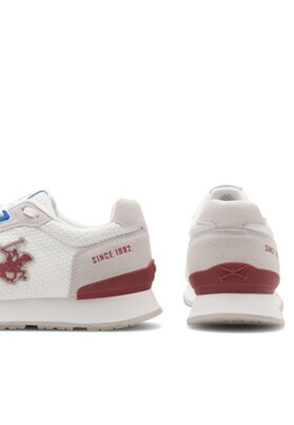 Beverly Hills Polo Club Sneakersy PATCH-01 Biały. Kolor: biały. Materiał: materiał