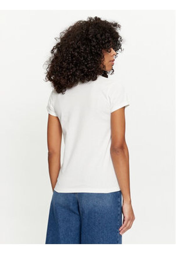 TwinSet - TWINSET T-Shirt 241TT2411 Biały Regular Fit. Kolor: biały. Materiał: bawełna