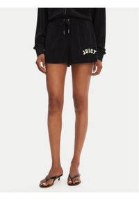 Juicy Couture Szorty sportowe Perkin JCWHS125322 Czarny Relaxed Fit. Kolor: czarny. Materiał: bawełna