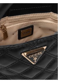Guess Torebka Giully II Mini HWQG96 73760 Czarny. Kolor: czarny. Materiał: skórzane #3