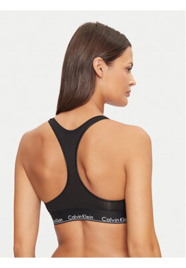 Calvin Klein Underwear Biustonosz top 0000F3785E Czarny. Kolor: czarny. Materiał: bawełna