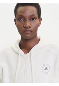 Adidas by Stella McCartney - adidas by Stella McCartney Bluza JX6769 Beżowy Loose Fit. Kolor: beżowy. Materiał: syntetyk, bawełna #3