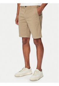 BOSS Szorty materiałowe Chino 50536723 Brązowy Slim Fit. Kolor: brązowy. Materiał: bawełna #1