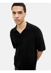 Jack & Jones Sweter Varenna 12272578 Czarny Relaxed Fit. Kolor: czarny. Materiał: bawełna #7