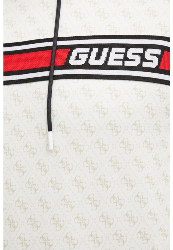 Guess - GUESS Biała bluza męska New Korbin. Kolor: biały