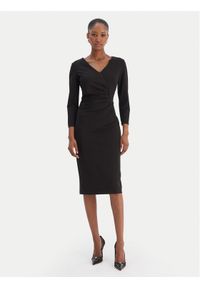 Rinascimento Sukienka koktajlowa CFC0126655003 Czarny Slim Fit. Kolor: czarny. Materiał: syntetyk. Styl: wizytowy #1