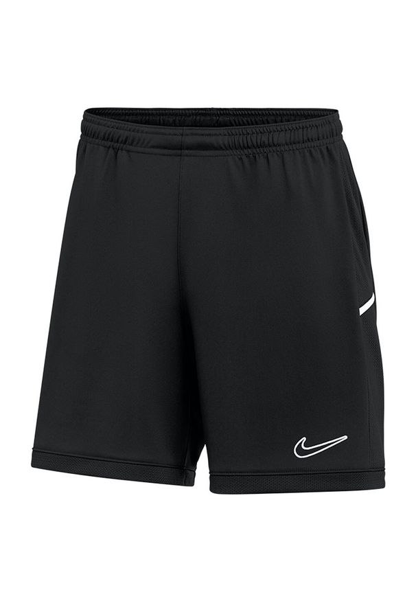 Nike - Damskie Spodenki Dri FIT Academy Shorts. Kolor: czarny. Technologia: Dri-Fit (Nike)