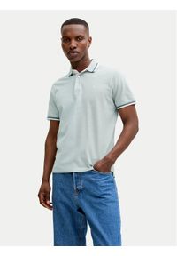 Jack & Jones Polo Paulos 12136668 Niebieski jasny Regular Fit. Typ kołnierza: polo. Kolor: niebieski. Materiał: bawełna #1