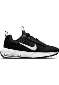 Buty do biegania dla dzieci Nike Air Max Intrlk Lite JR. Zapięcie: sznurówki. Kolor: czarny, biały, wielokolorowy. Materiał: materiał, syntetyk, tkanina, guma. Szerokość cholewki: normalna. Model: Nike Air Max. Sport: bieganie
