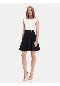 Guess Spódnica mini W5YD65 Z0130 Granatowy Regular Fit. Kolor: niebieski. Materiał: wiskoza #3