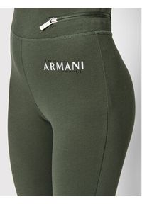 Armani Exchange Legginsy 6LYPET YJCFZ 1880 Zielony Slim Fit. Kolor: zielony. Materiał: wiskoza #2