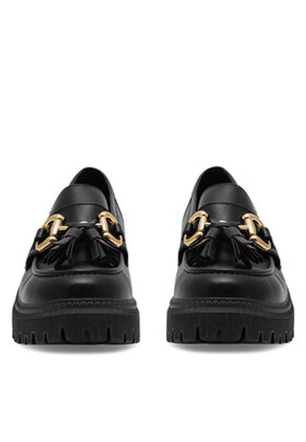 DeeZee Loafersy DOIN ALRIGHT WS5875-29 Czarny. Kolor: czarny. Materiał: materiał