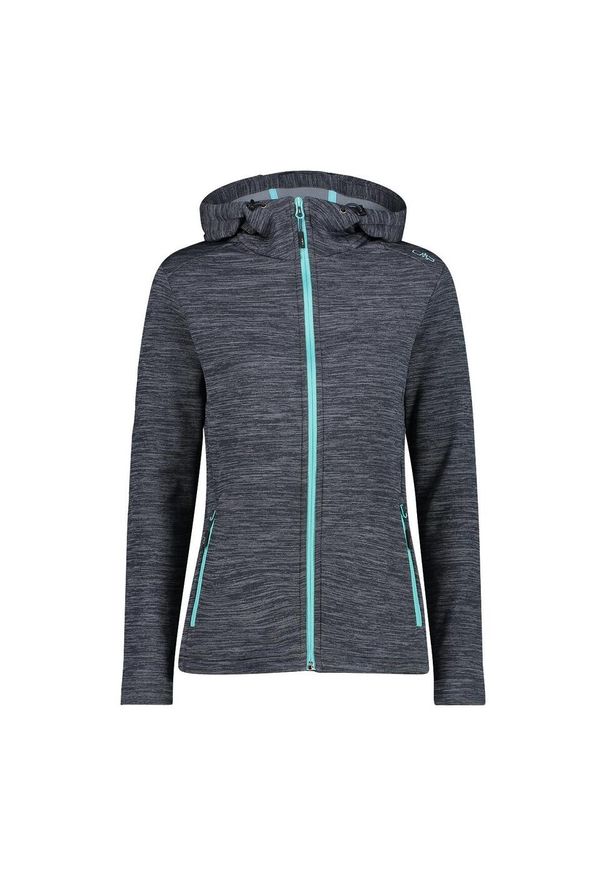 Bluza damska turystyczna CMP 30E9676. Okazja: na co dzień. Kolor: szary. Styl: sportowy, casual. Sport: turystyka piesza