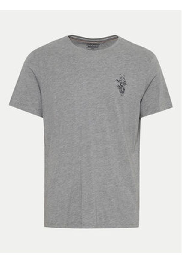 Blend T-Shirt 20716511 Szary Regular Fit. Kolor: szary. Materiał: bawełna