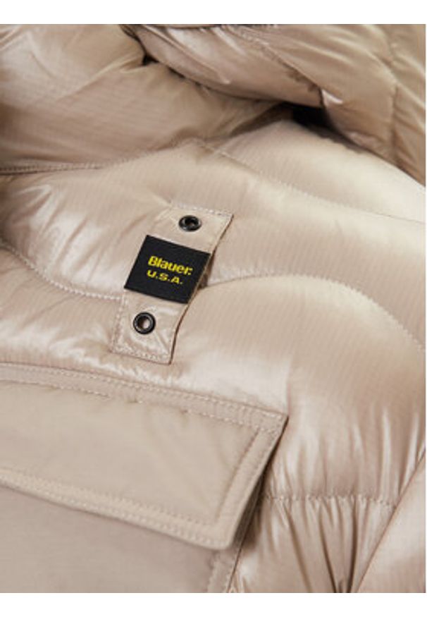 Blauer Kurtka przejściowa 25WBLUC02080 Beżowy Regular Fit. Kolor: beżowy. Materiał: syntetyk