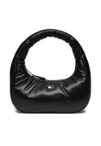Tommy Jeans Torebka Tjw Pillow Shoulder Bag AW0AW16977 Czarny. Kolor: czarny. Materiał: skórzane #4