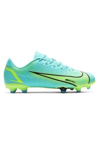 Buty dla dzieci piłkarskie Nike Mercurial Vapor 14 Academy FG/MG CV0811. Zapięcie: zamek. Materiał: materiał, skóra, syntetyk. Szerokość cholewki: normalna. Sport: piłka nożna #1