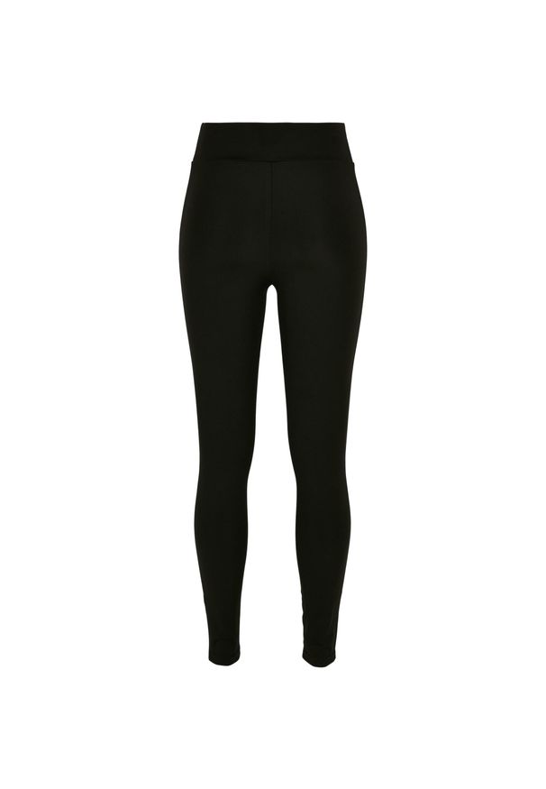 Damskie legginsy z wysokim stanem Urban Classics Recycled. Stan: podwyższony. Kolor: czarny