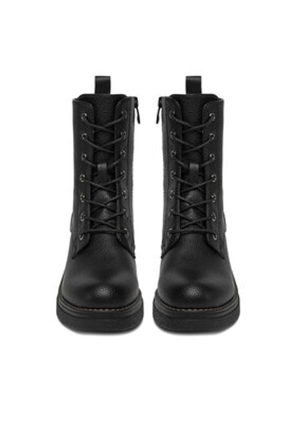 Clara Barson Trzewiki CEO-WS6570-02 Czarny. Kolor: czarny. Materiał: materiał