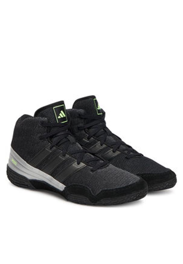 Adidas - adidas Buty bokserskie Speedex Wrestling Boots JQ4981 Czarny. Kolor: czarny. Materiał: materiał