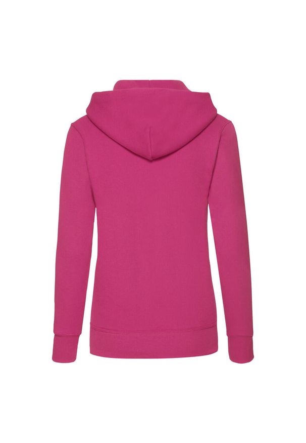 FRUIT OF THE LOOM - Bluza Damska Z Kapturem. Typ kołnierza: kaptur. Kolor: różowy