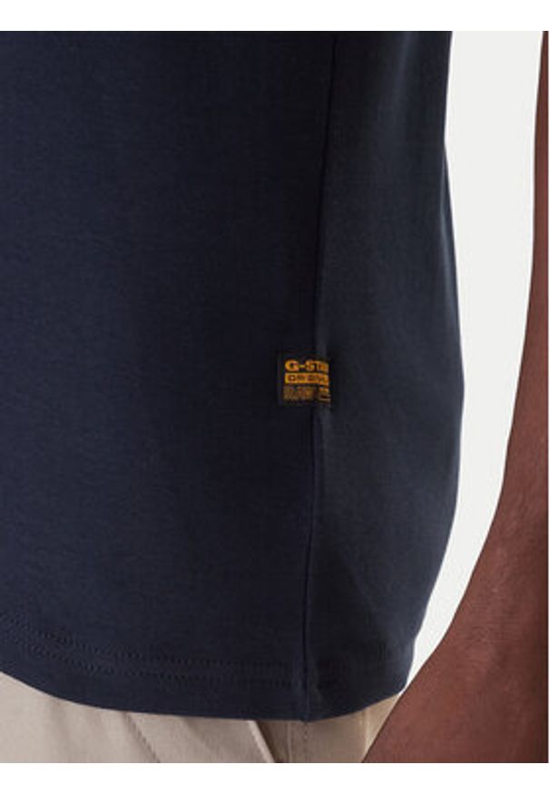 G-Star RAW - G-Star Raw T-Shirt G-Script D25150-C812 Biały Regular Fit. Kolor: biały. Materiał: bawełna