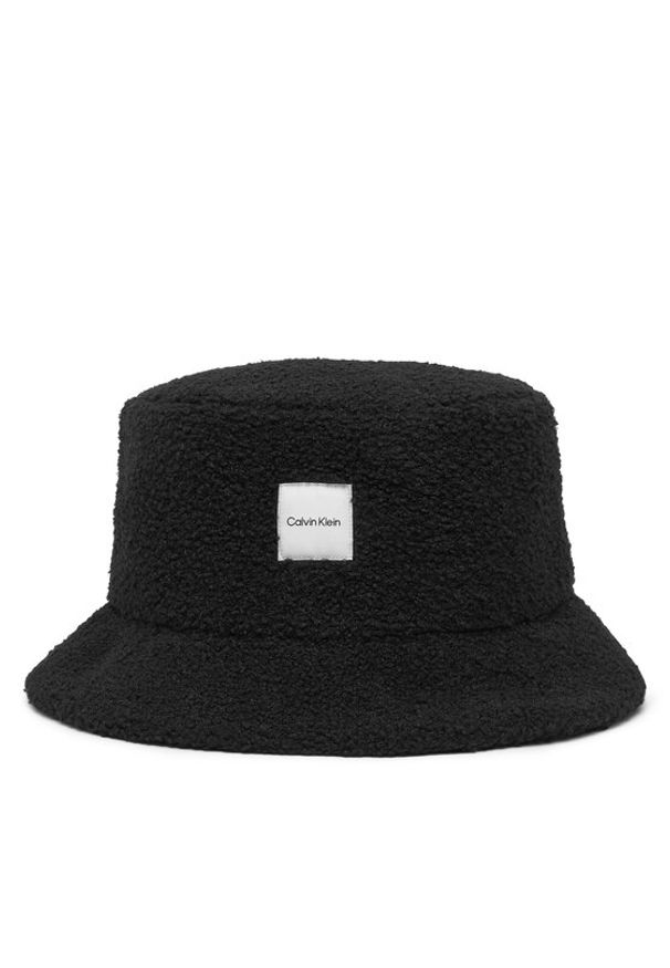 Calvin Klein Kapelusz Boucle LV04F5055G Czarny. Kolor: czarny. Materiał: materiał, poliester
