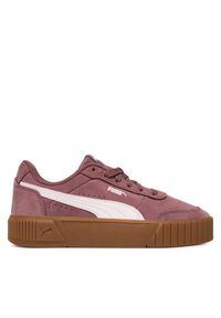 Puma Sneakersy Carina Mia Sd 40263808 Brązowy. Kolor: brązowy. Materiał: skóra, zamsz #1