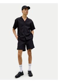 Jack & Jones - Jack&Jones Szorty materiałowe Jaiden 12269672 Czarny Relaxed Fit. Kolor: czarny. Materiał: syntetyk