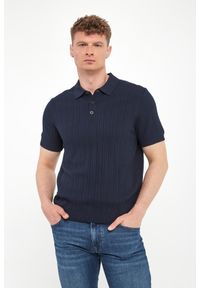 JOOP! Jeans - Polo męskie dzianinowe Colinor JOOP! JEANS. Typ kołnierza: polo. Materiał: dzianina #1