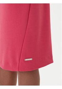Calvin Klein Sukienka koktajlowa LV044D063G Różowy Slim Fit. Kolor: różowy. Materiał: syntetyk. Styl: wizytowy