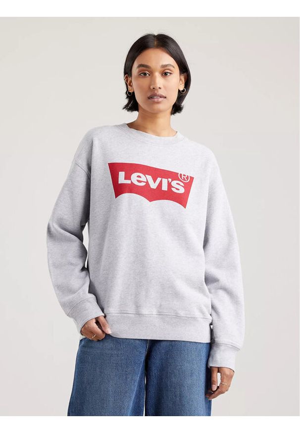 Levi's® Bluza Graphic Standard 186860012 Szary Loose Fit. Kolor: szary