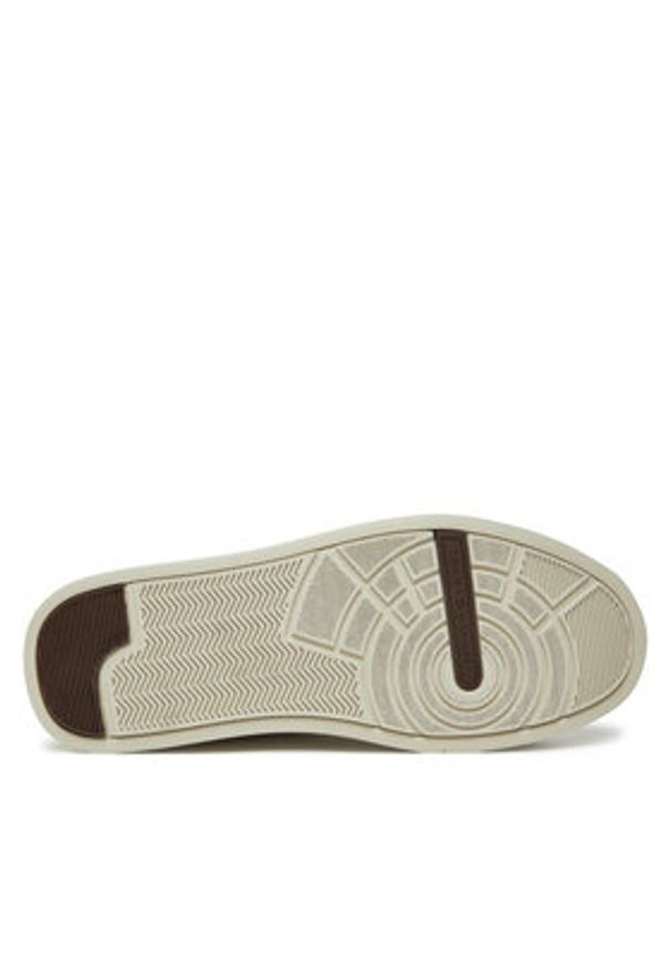 TOMMY HILFIGER - Tommy Hilfiger Sneakersy Th Court Best Tumbled Lth FM0FM05324 Beżowy. Kolor: beżowy. Materiał: skóra