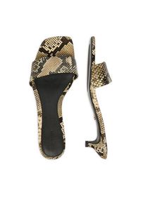 Gino Rossi - GINO ROSSI Klapki EO-V2229-111 Beżowy. Kolor: beżowy. Materiał: skóra #6