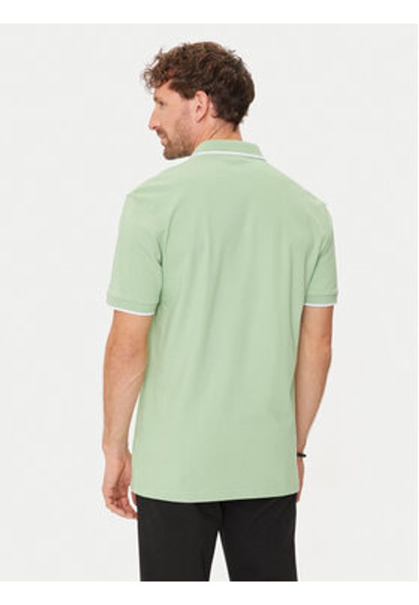 BOSS - Boss Polo Passertip 50507699 Zielony Slim Fit. Typ kołnierza: polo. Kolor: zielony. Materiał: bawełna